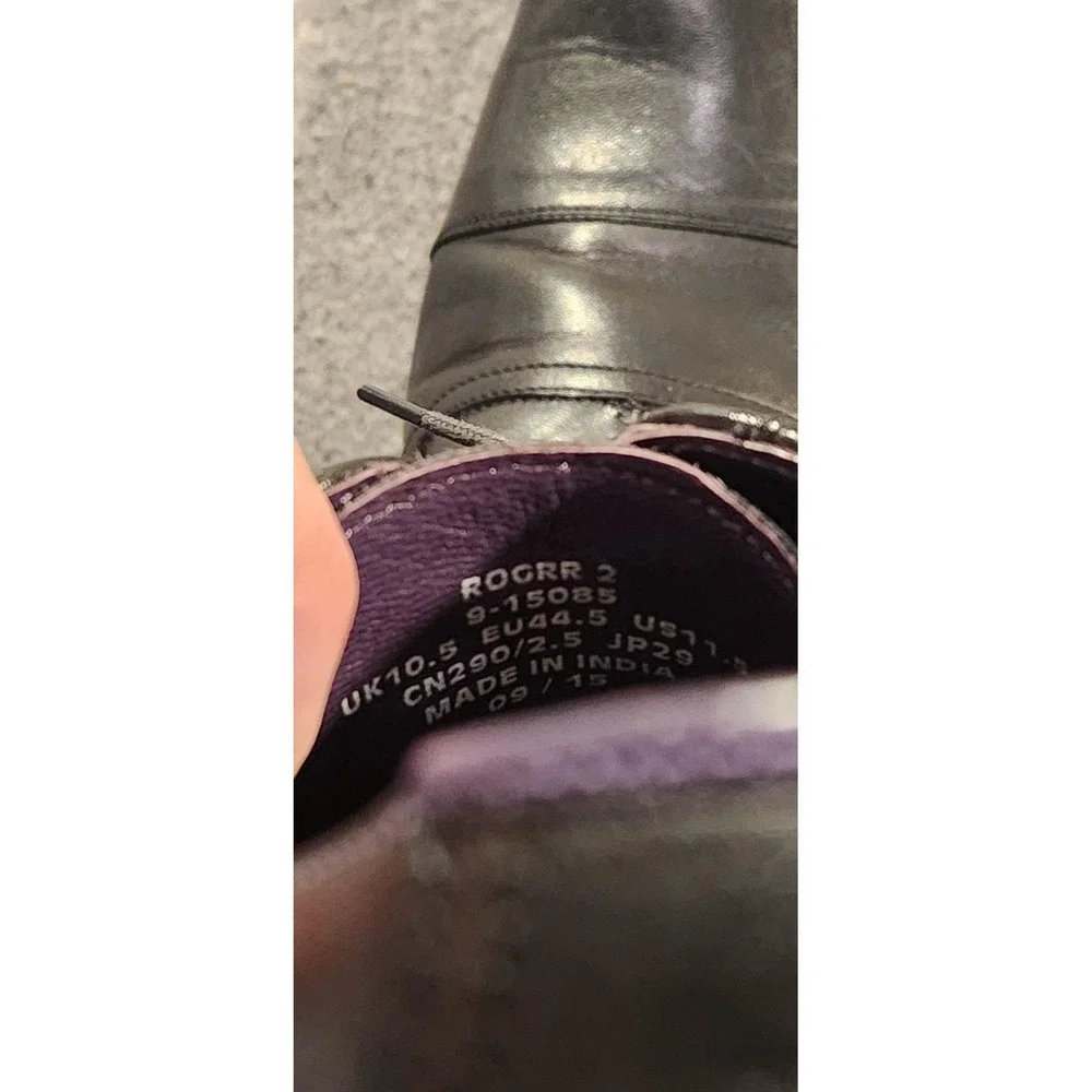 Ted Baker ROGER 2 Shoes Mens Size 11.5 Black Leather Cap Toe Oxford Dress Formal